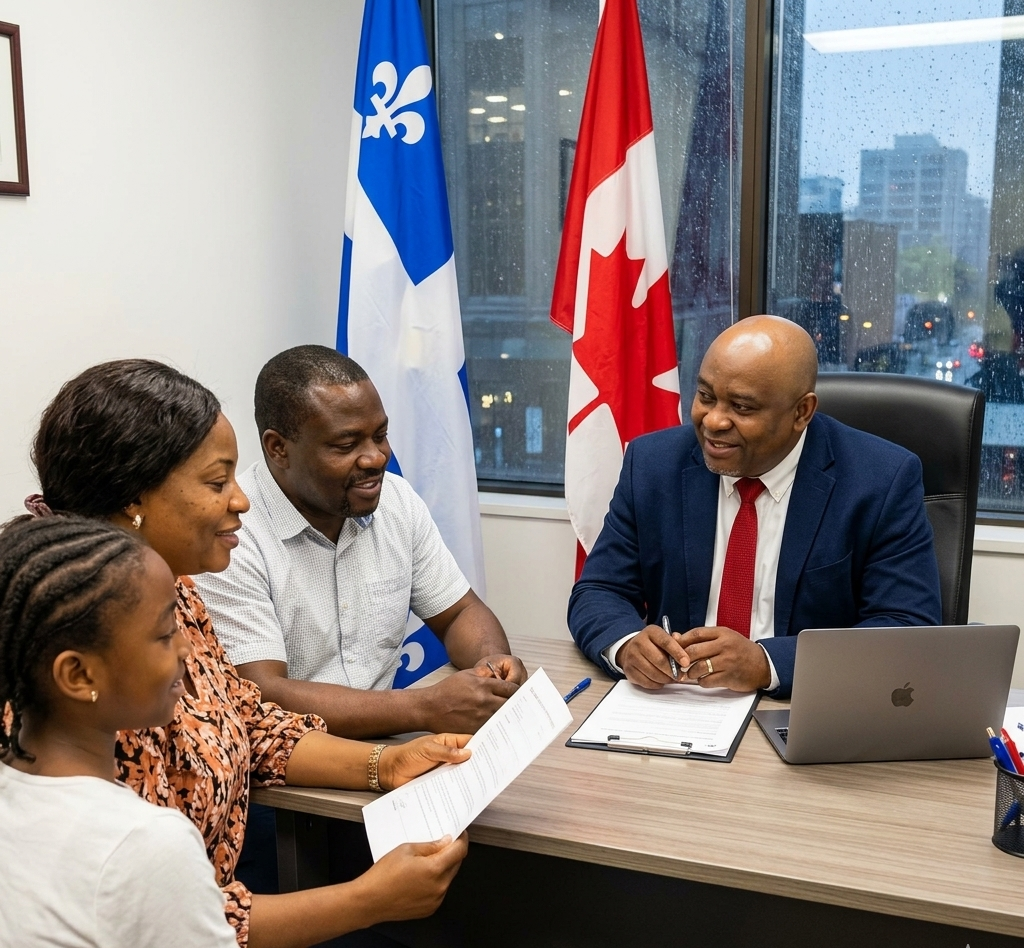 Quetony Saint-Vil accompagne une famille au cabinet QISA